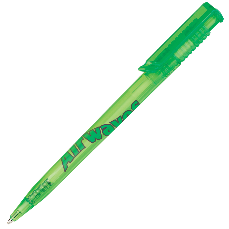 OCEAN LX, ручка шариковая, прозрачный зеленый, пластик