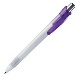 X-7 OP, ручка шариковая, сиреневый/фростированный белый, пластик