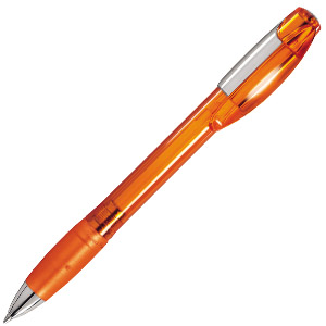 X-5 LX, ручка шариковая, прозрачный оранжевый/хром, пластик