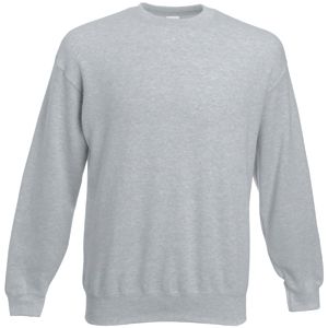 Свитшот с начесом "Classic Set-In Sweat", серый_2XL, 80% х/б, 20% п/э, 280 г/м2