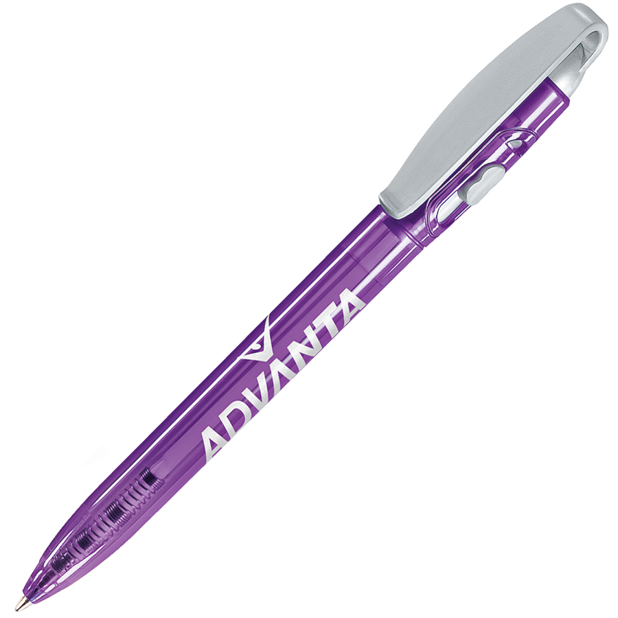 X-3 LX, ручка шариковая, прозрачный сиреневый/серый, пластик