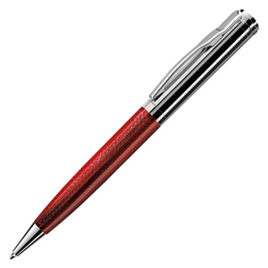 STYLE, ручка шариковая, красный/хром, металл