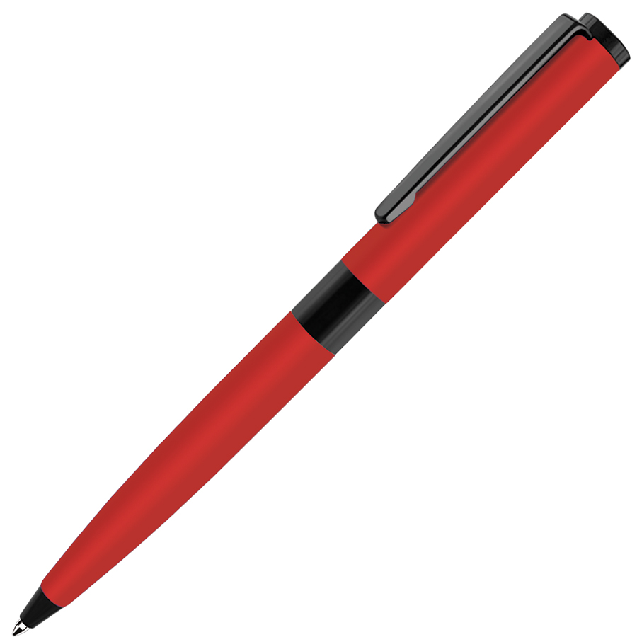 ARLEQUIN, ручка шариковая, красный/черный, металл