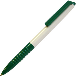 BASIC, ручка шариковая, зеленый/белый