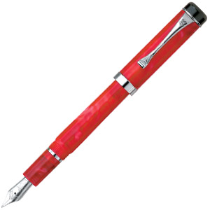 CELEBRATION, ручка перьевая, красный/хром, металл