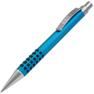 STYLUS, ручка шариковая, бирюзовый/серебристый/черный, металл