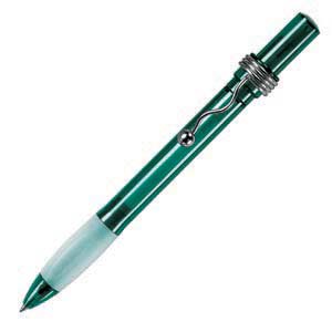 ALLEGRA SUPERMATIC LX Gel, ручка гелевая, прозрачный зеленый/хром, пластик/металл