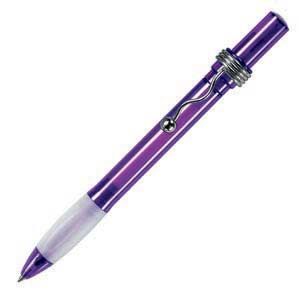ALLEGRA SUPERMATIC LX Gel, ручка гелевая, прозрачный сиреневый/хром, пластик/металл