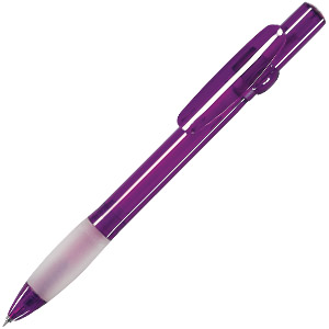 ALLEGRA, ручка шариковая, прозрачный сиреневый, пластик