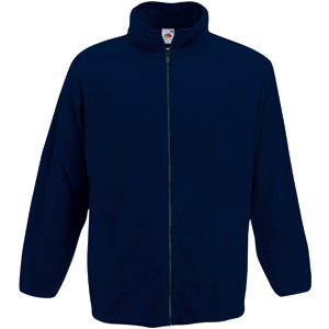 Толстовка "Micro Jacket", глубокий темно-синий_M, 100% п/э, 250 г/м2