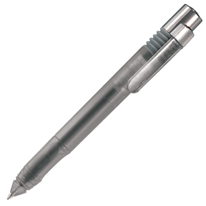 ERGO GOMMA, ручка шариковая, прозрачный серый, пластик