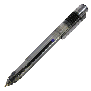 ERGO, ручка шариковая, прозрачный серый, пластик