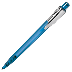 ESSE 8 FROST, ручка шариковая, фростированный голубой/хром, пластик