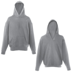 Толстовка Unique Hoodie, серо-лиловый_M, 80% хлопок, 20% полиэстер, 280 г/м2