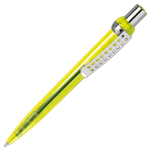 LINN MINI, ручка шариковая, желтый/хром, пластик/металл