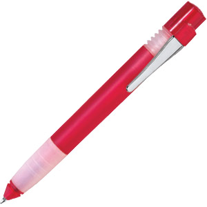 MAXI FROST, ручка шариковая, фростированный красный, пластик