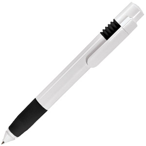 MAXI, ручка шариковая, черный/белый, пластик