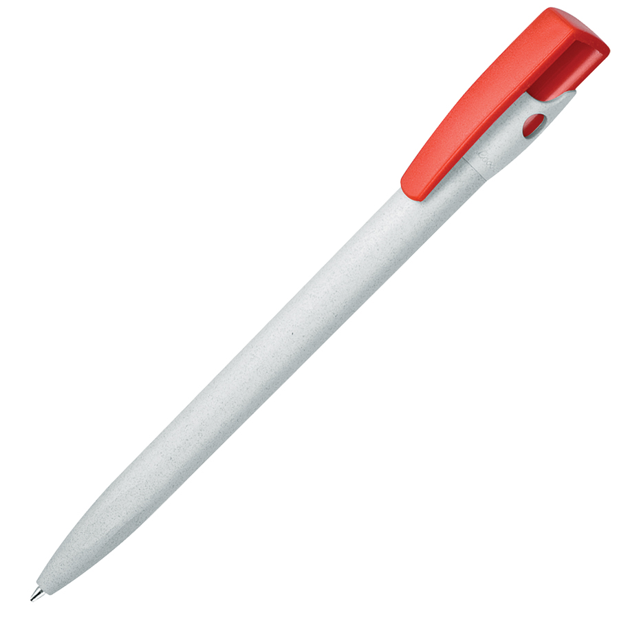 KIKI EcoAllene, ручка шариковая, красный/серый, пластик