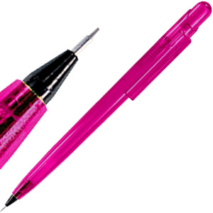 MIR EGO, карандаш механический, прозрачный розовый, пластик