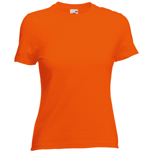 Футболка "Lady-Fit Valueweight T", оранжевый_L, 100% х/б, 165 г/м2