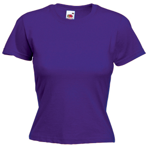 Футболка "Lady-Fit Valueweight T", фиолетовый_L, 100% х/б, 160 г/м2