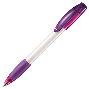 X-5 PEARL, ручка шариковая, сиреневый/перламутровый белый, пластик