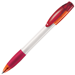 X-5 PEARL, ручка шариковая, оранжевый/перламутровый белый, пластик