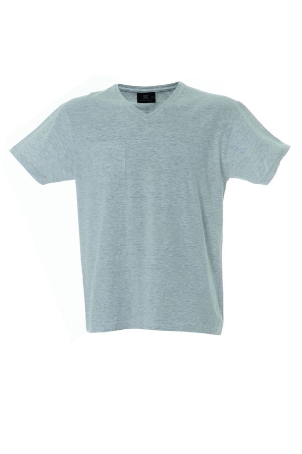 CUBA футболка V-вырез серый меланж, размер XL