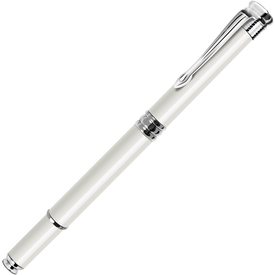 AMBASSADOR, ручка-роллер, перламутровый/хром, металл