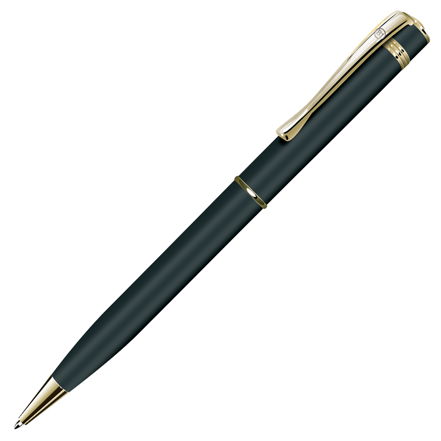 ADVISOR, ручка шариковая, черный/золотистый, металл