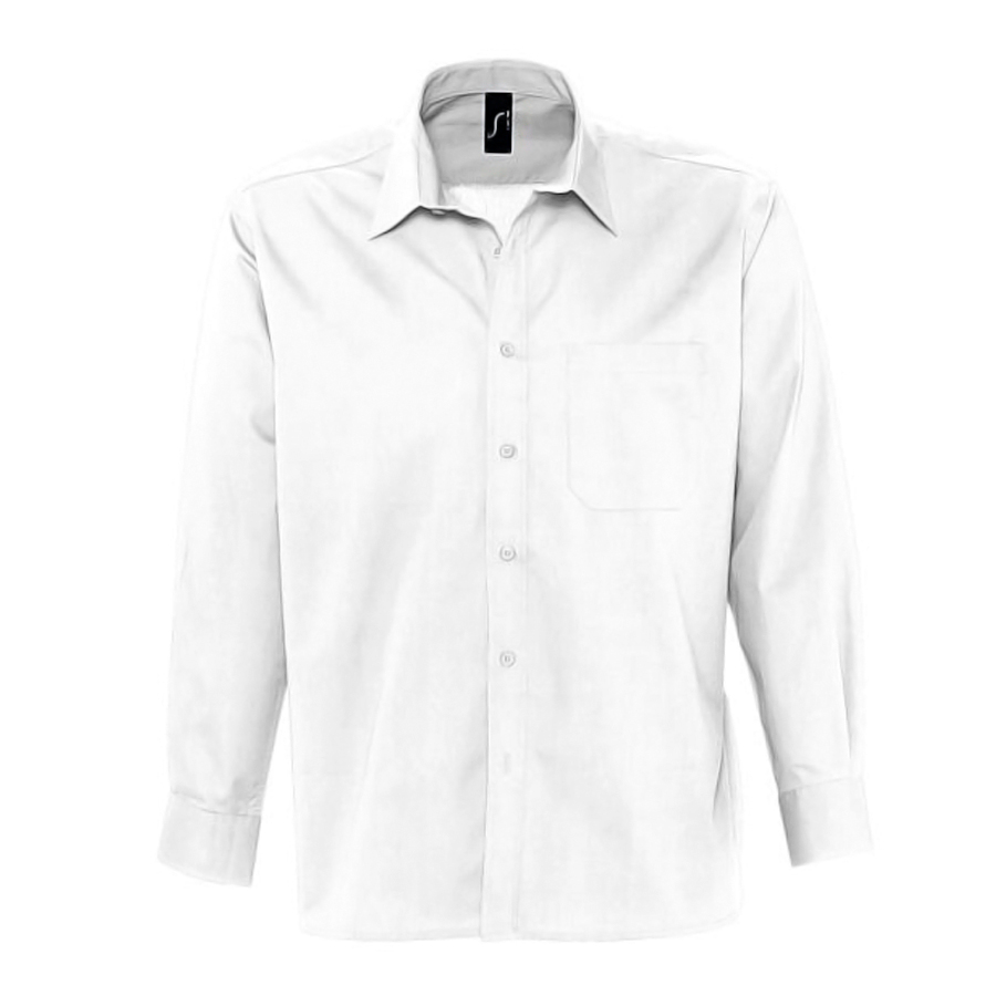 Рубашка "Bradford", белый_L, 100% хлопок, 120г/м2