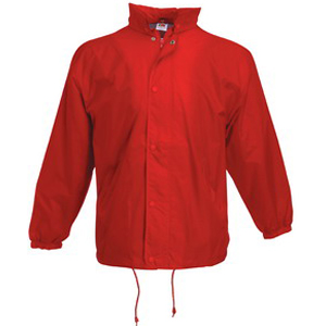 Ветровка "College Jacket", красный_XL, 100% нейлон, 65% п/э, 35% х/б, наружная часть 74 г/м2, подкла