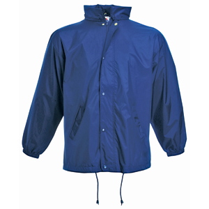 Ветровка "College Jacket", темно-синий_M, 100% нейлон, 65% п/э, 35% х/б, наружная часть 74 г/м2, под
