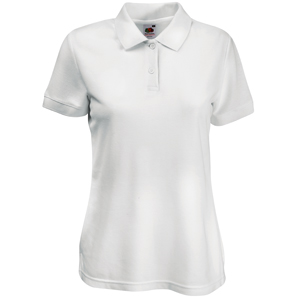 Поло "Lady-Fit 65/35 Polo", белый_L, 65% п/э, 35% х/б, 170 г/м2