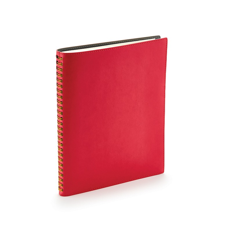 Ежедневник недатированный Tintoretto New, B5, красный,белый блок,без обреза,серебряный гребень