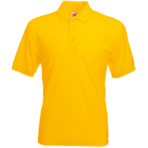 Поло "65/35 Polo", солнечно-желтый_2XL, 65% п/э, 35% х/б, 180 г/м2