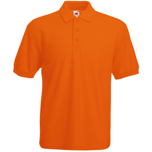 Поло "65/35 Polo", оранжевый_2XL, 65% п/э, 35% х/б, 180 г/м2