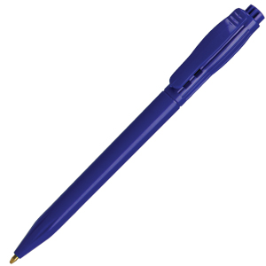 DUO, ручка шариковая, синий, пластик