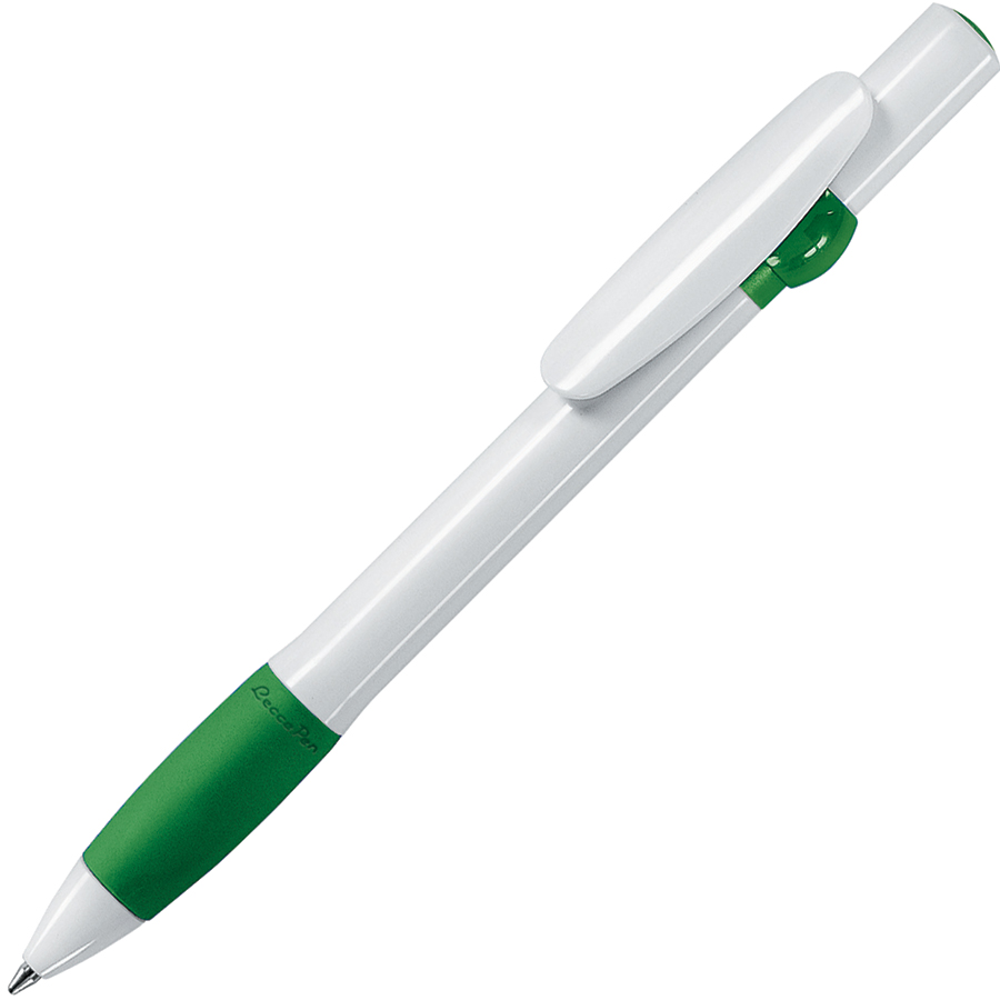 ALLEGRA, ручка шариковая, зеленый/белый, пластик