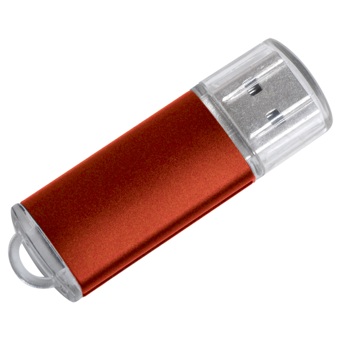 USB flash-карта "Assorti" (16Гб),красная,5,5х1,7х0,6см,металл