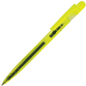 DUNE, ручка шариковая, прозрачный желтый, пластик