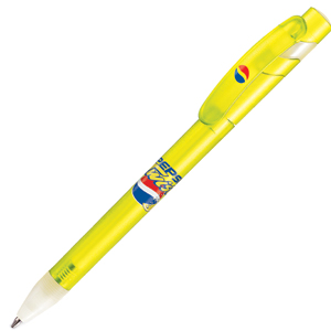MANDI FROST, ручка шариковая, фростированный желтый, пластик