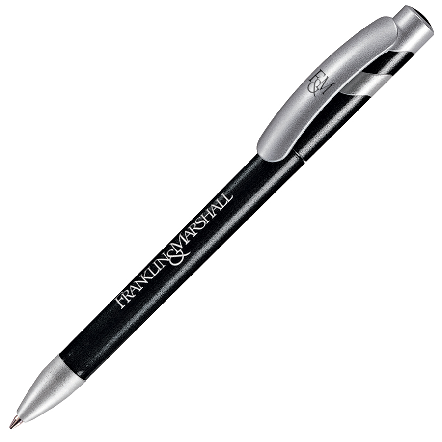 MANDI SAT, ручка шариковая, черный/серебристый, пластик