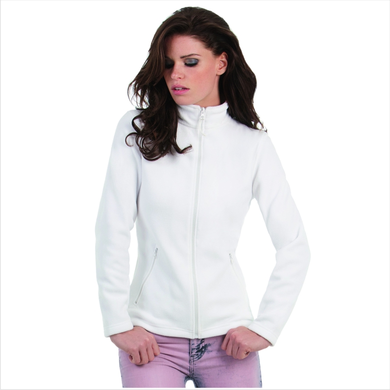 Куртка флисовая женская ID.501/women, белая/white, размер XS
