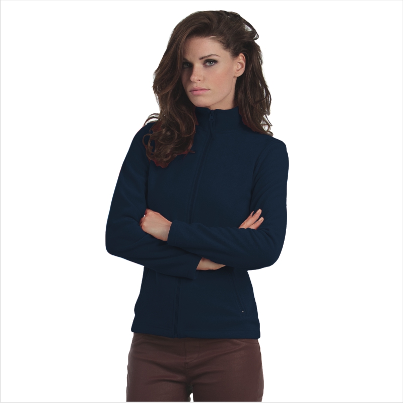 Куртка флисовая женская ID.501/women, темно-синяя/navy, размер XS