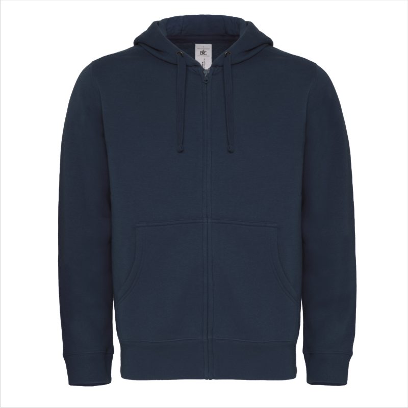 Толстовка мужская на молнии Hooded Full Zip/men, темно-синяя/navy