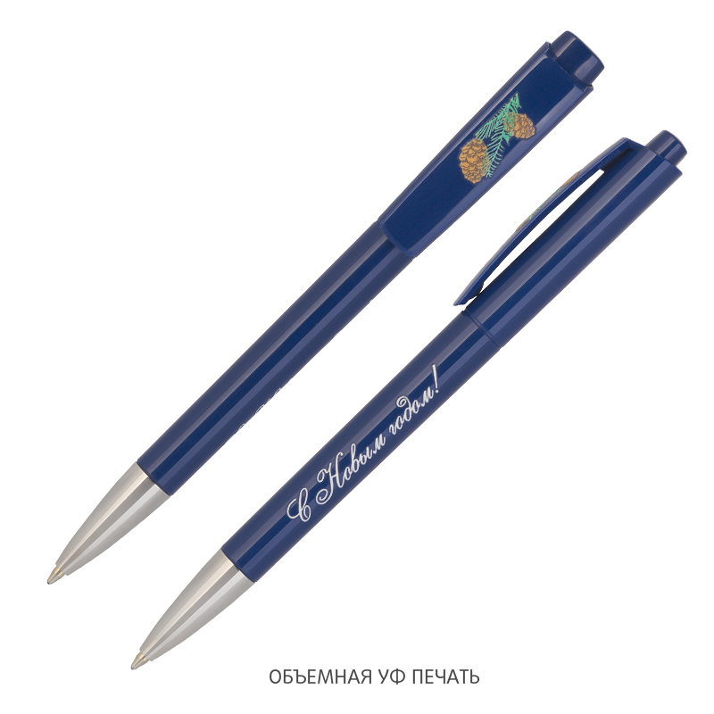 Ручка шариковая ZENO M, цвет темно-синий