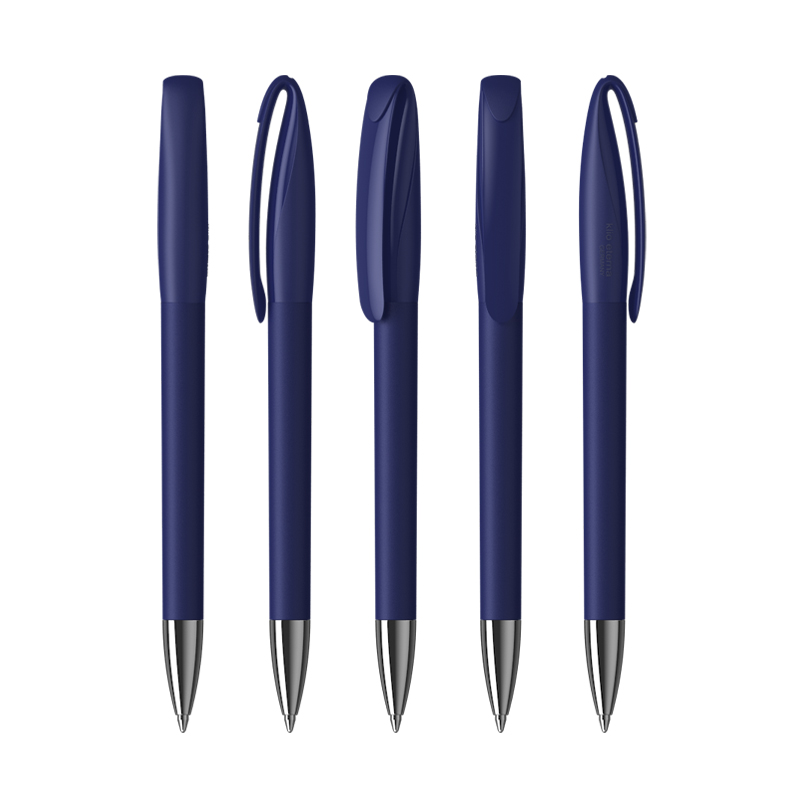 Ручка шариковая BOA SOFTTOUCH M, покрытие soft touch, цвет темно-синий
