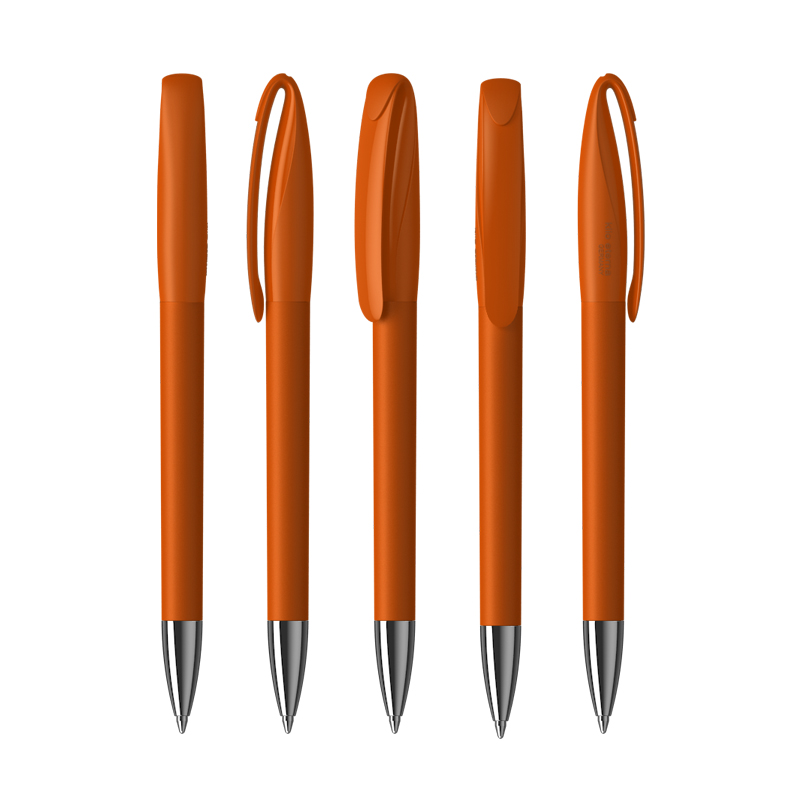 Ручка шариковая BOA SOFTTOUCH M, покрытие soft touch, цвет оранжевый