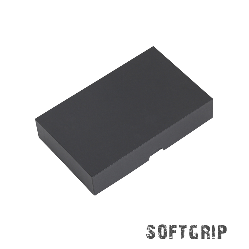 Зарядное устройство "Камень" с покрытием soft grip, 4000 mAh в подарочной коробке, цвет серый